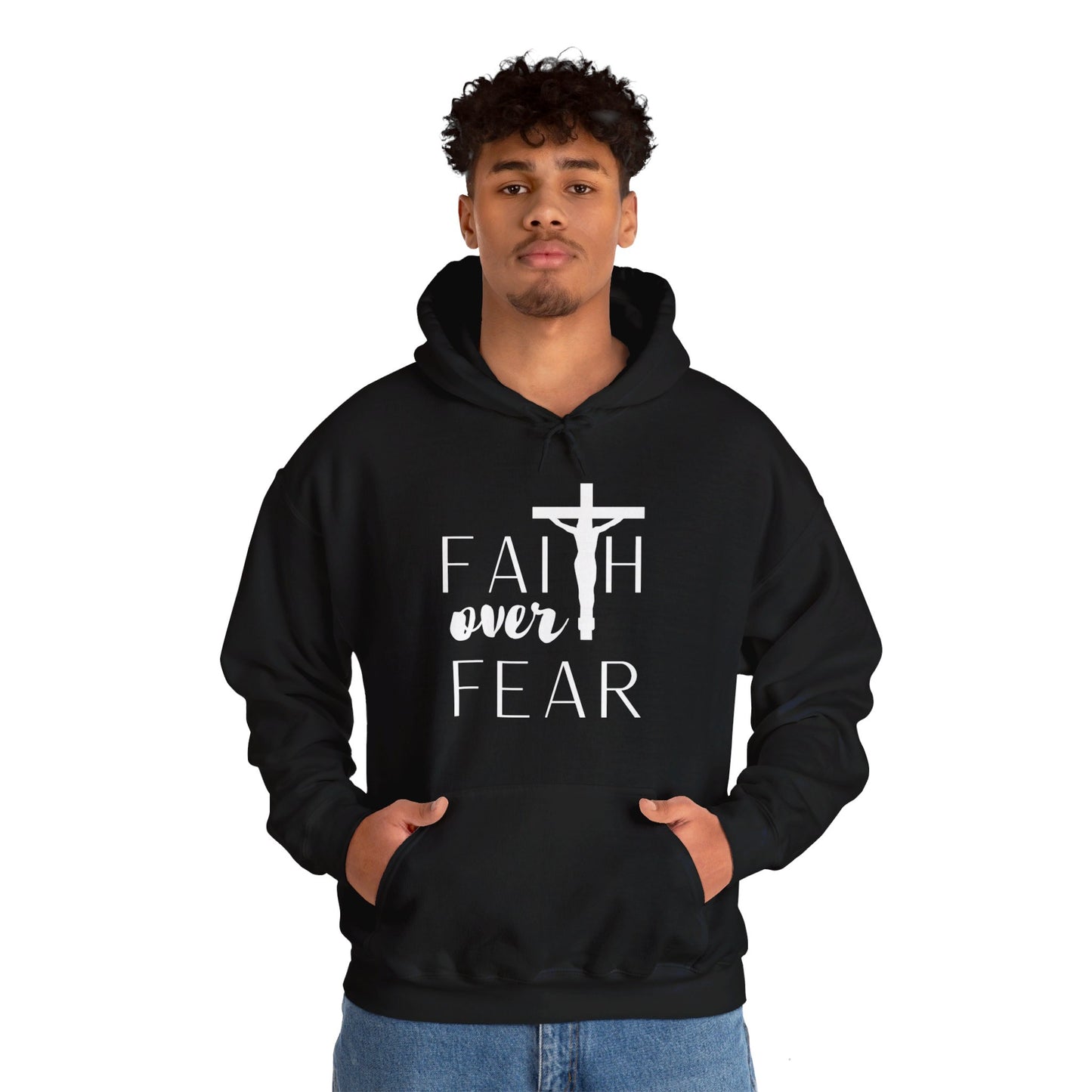 Christian Faith Over Fear Hoodie