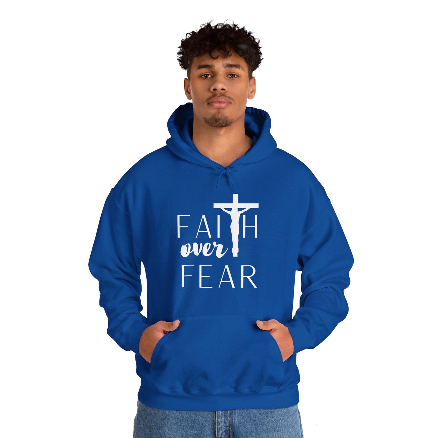 Christian Faith Over Fear Hoodie