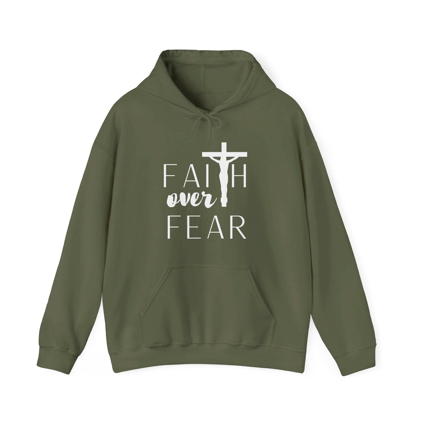 Christian Faith Over Fear Hoodie