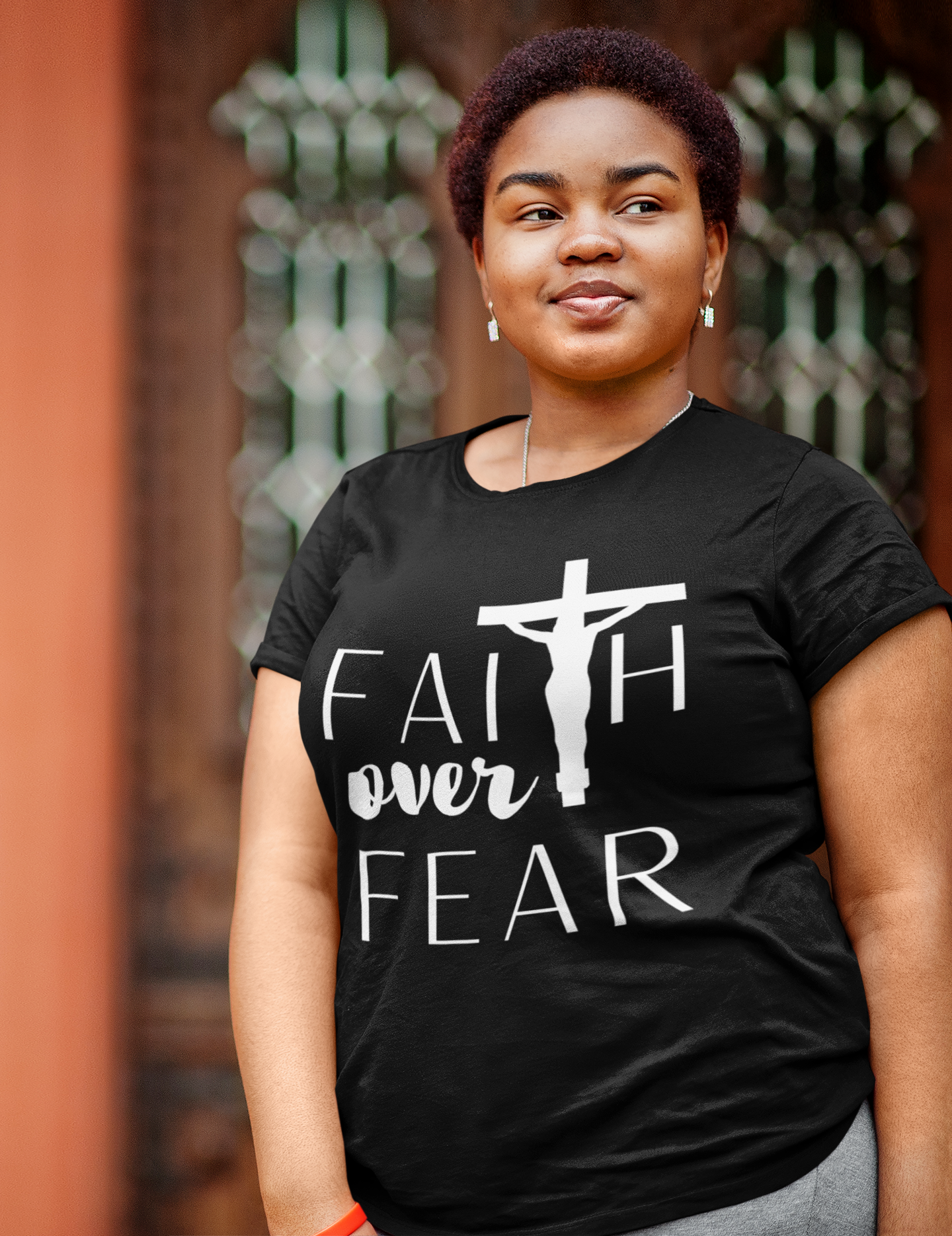 Christian Faith Over Fear Jesus T-Shirt